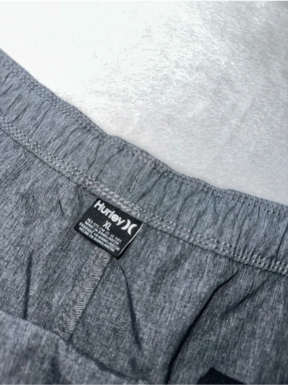 Hurley Gray Black Solid Swim Shorts Trunks Boys XL NWT New